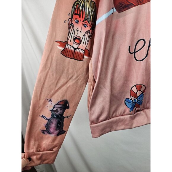 Ugly Christmas Sweatshirt Womens Size 3XL Real Boob Chest Tattoos Holiday Top - Picture 6 of 12